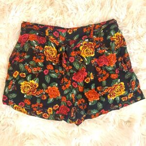 Boho Floral Shorts - Small